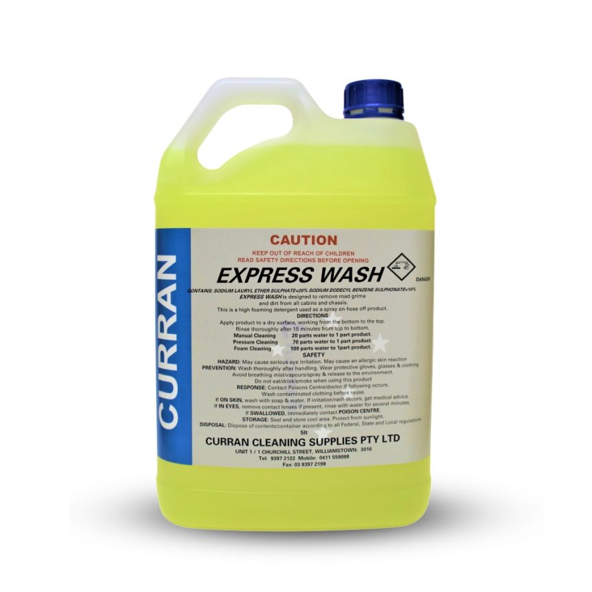Curran Express Wash - Curran Cleaning Supplies