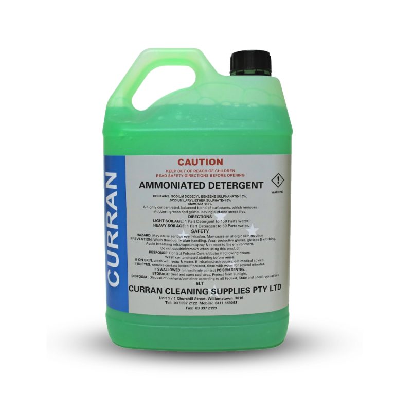 Curran Ammoniated Detergent - Curran Cleaning Supplies