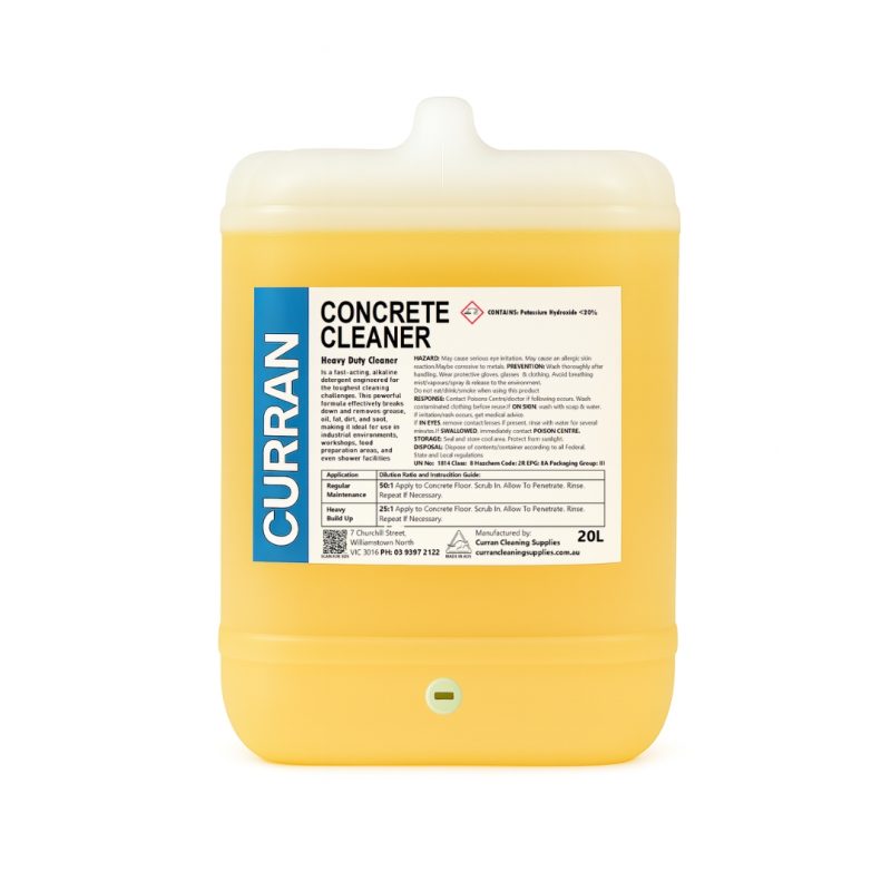 Curran Concrete Cleaner - Curran Cleaning Supplies