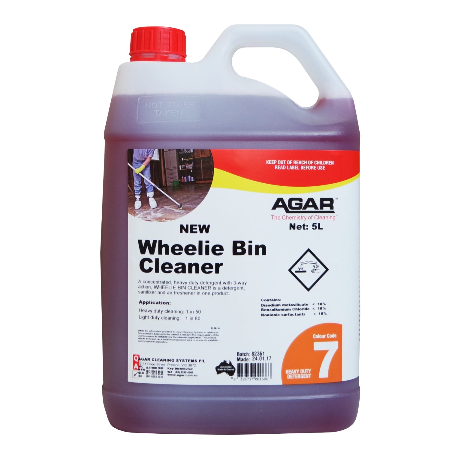 WHEELIE BIN CLEANER - Curran Cleaning Supplies